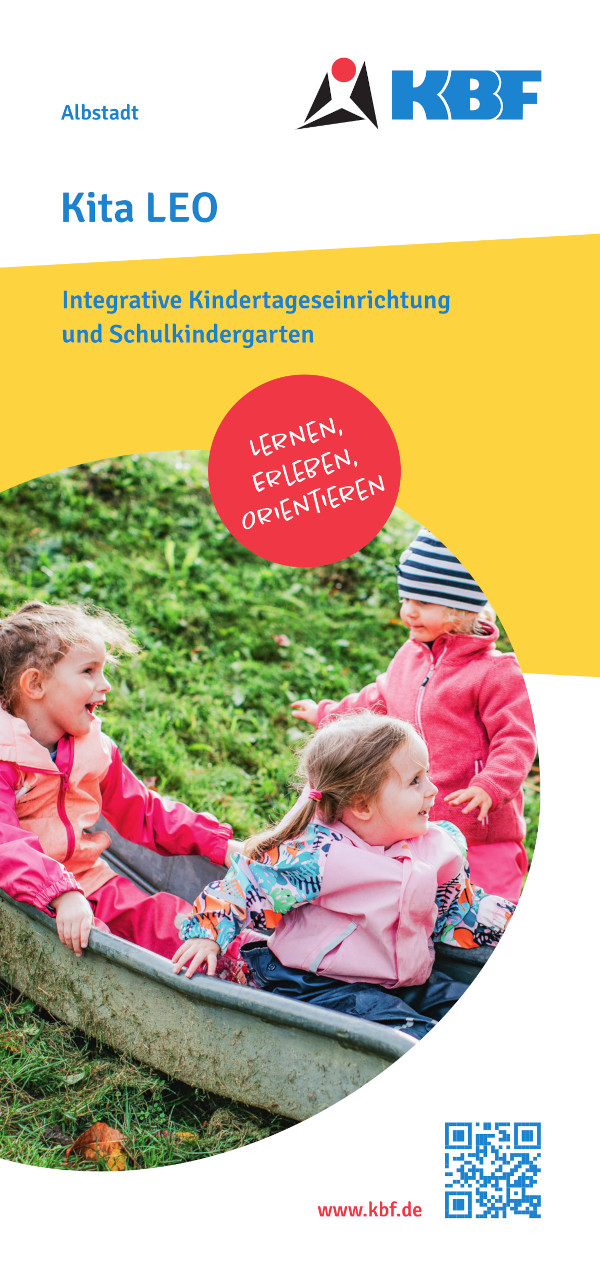Flyer der Kita LEO